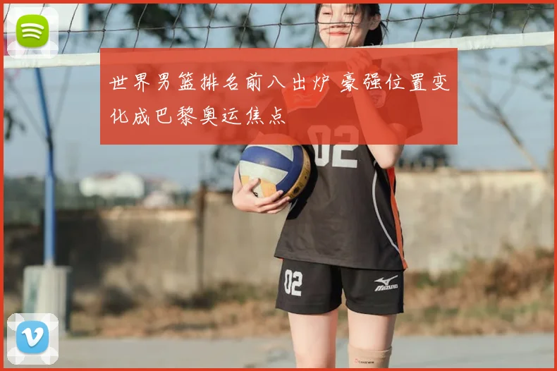 世界男篮排名前八出炉 豪强位置变化成巴黎奥运焦点